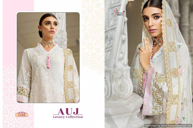 Shree Auj Luxury Collection Pure Lawn Cotton Exclusive Pakistani Collection